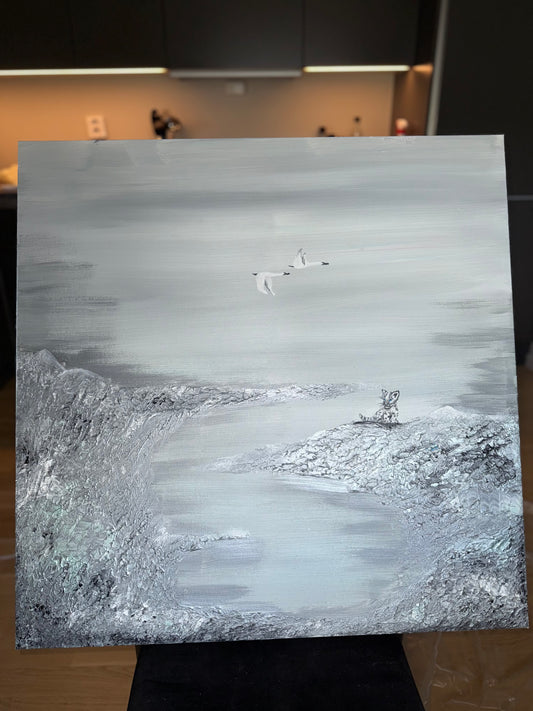 Silver Mountains 80x80