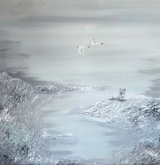 Silver Mountains 80x80