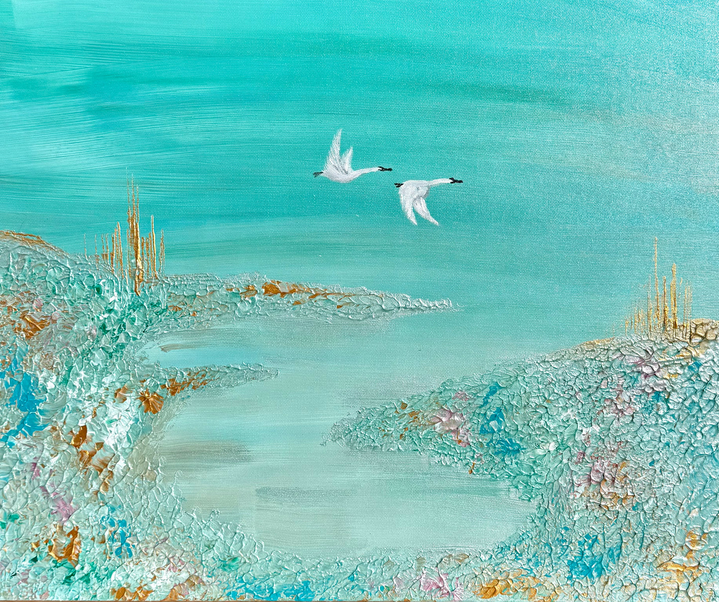 Aqua landscape 50x60