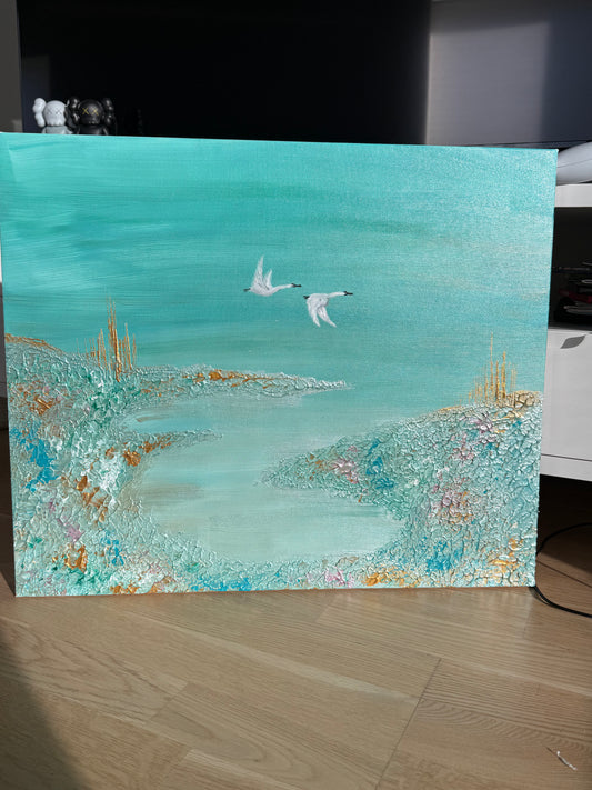 Aqua landscape 50x60