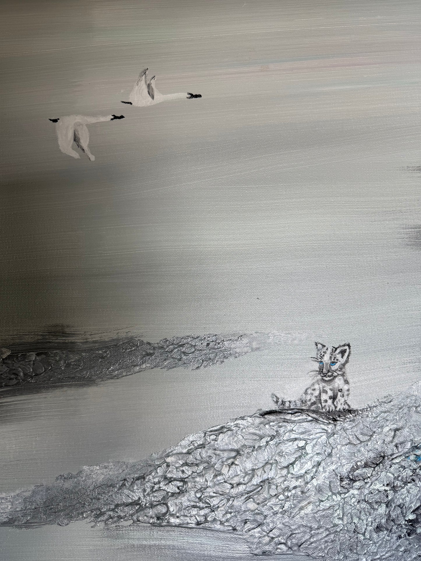 Silver Mountains 80x80